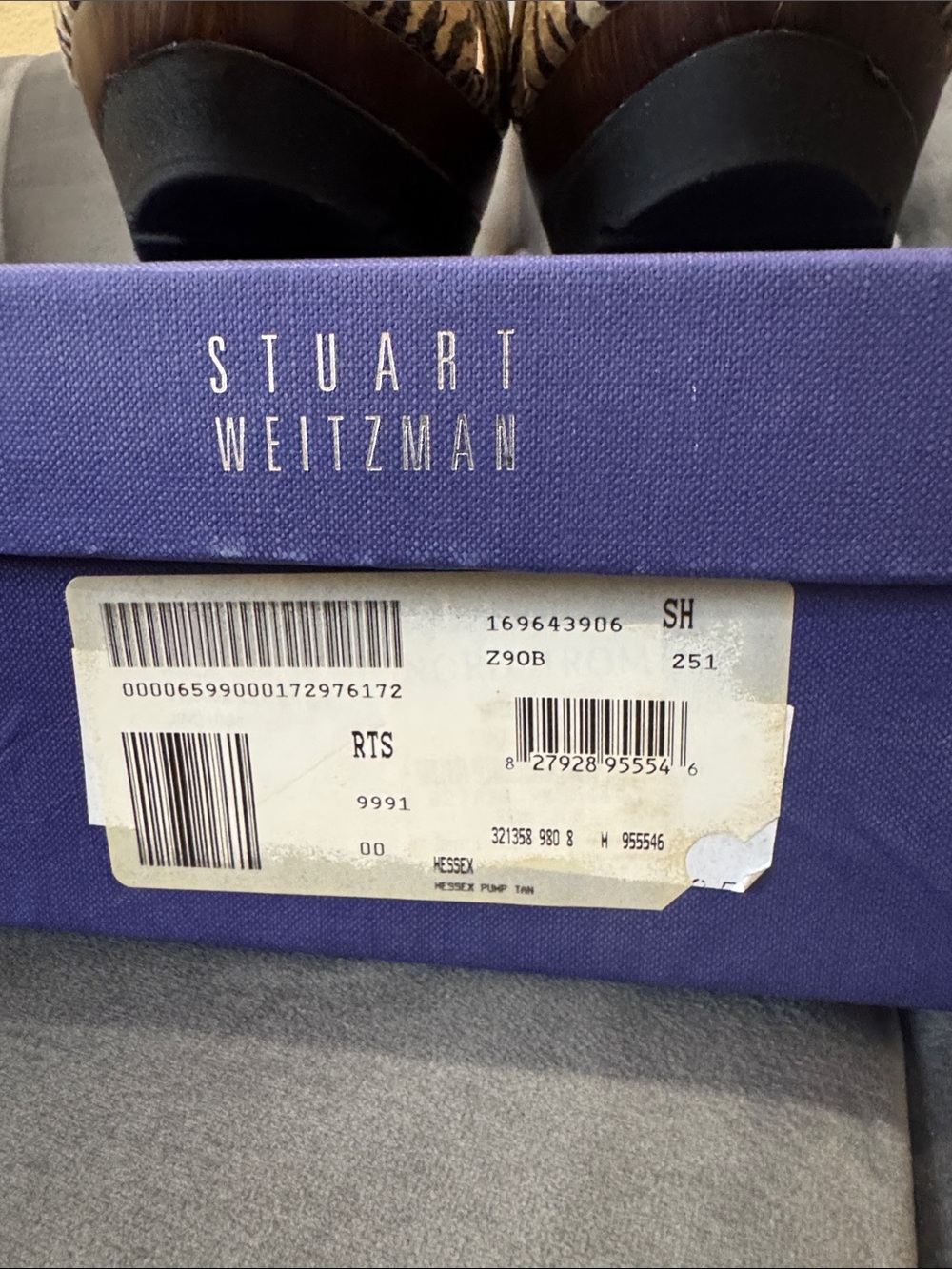 STUART WEITZMAN ZEBRA PLATFORM HEELS. - Picture 3 of 9